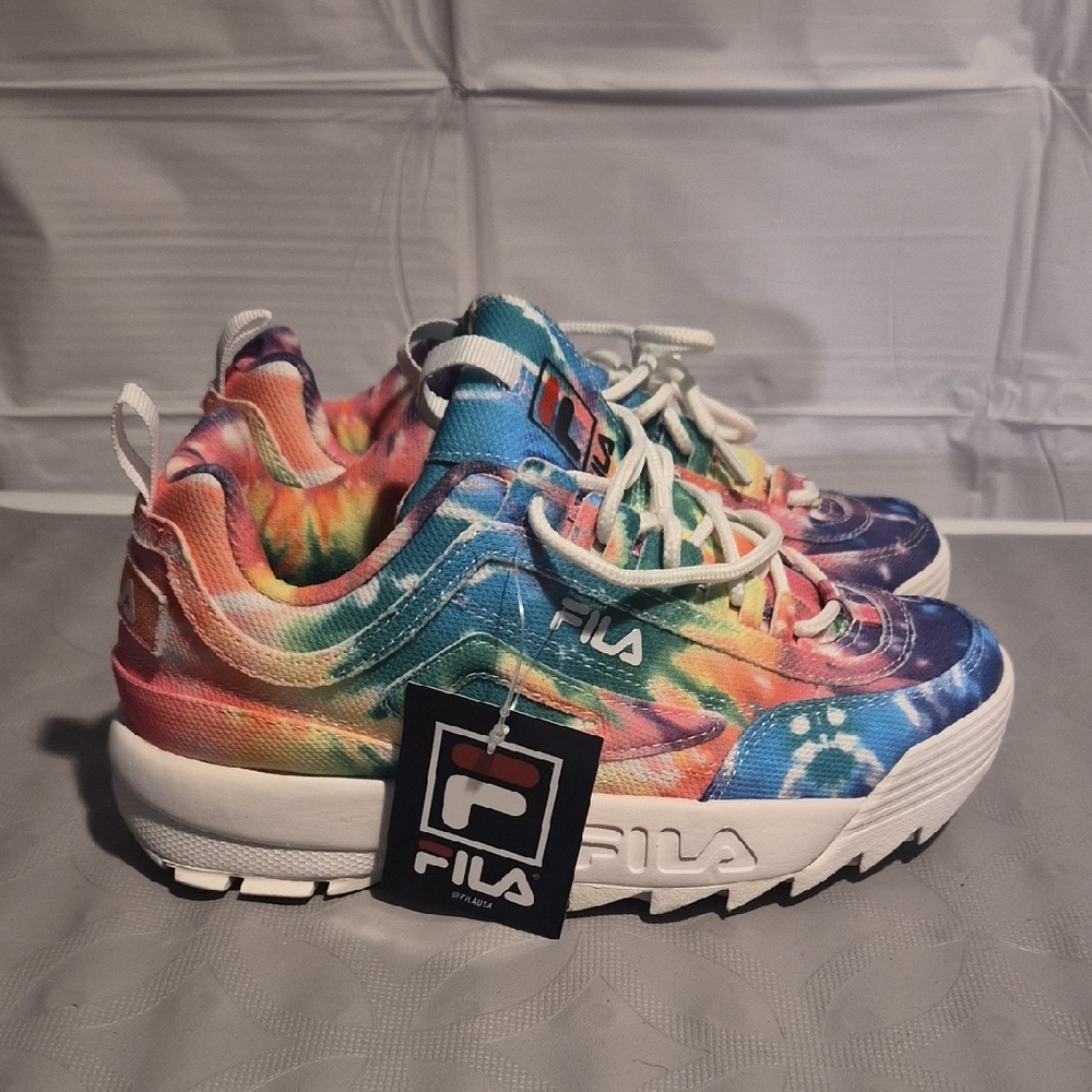 Fila Kids Multicolor Sneakers NWT Size 6.5. No Box